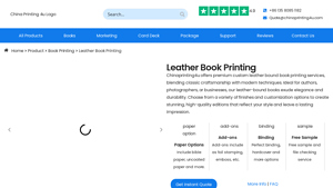 China Printing - Leather Book Printing
