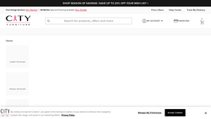 City Furniture - Sectional Sofas