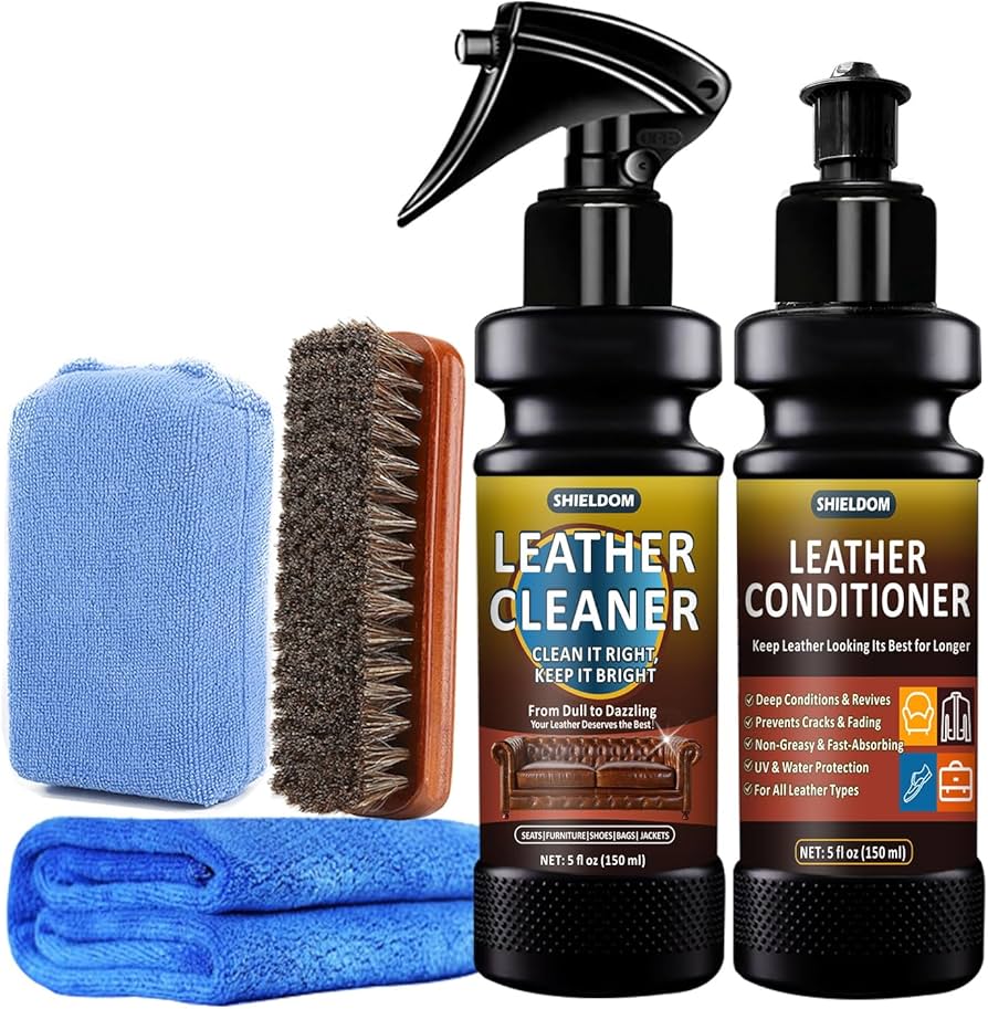 An application scenario or product detail of cleaning synthetic leather - Image 10