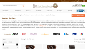 Club Furniture - Luxury Leather Recliners