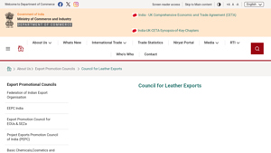 Commerce - Export Promotion Councils