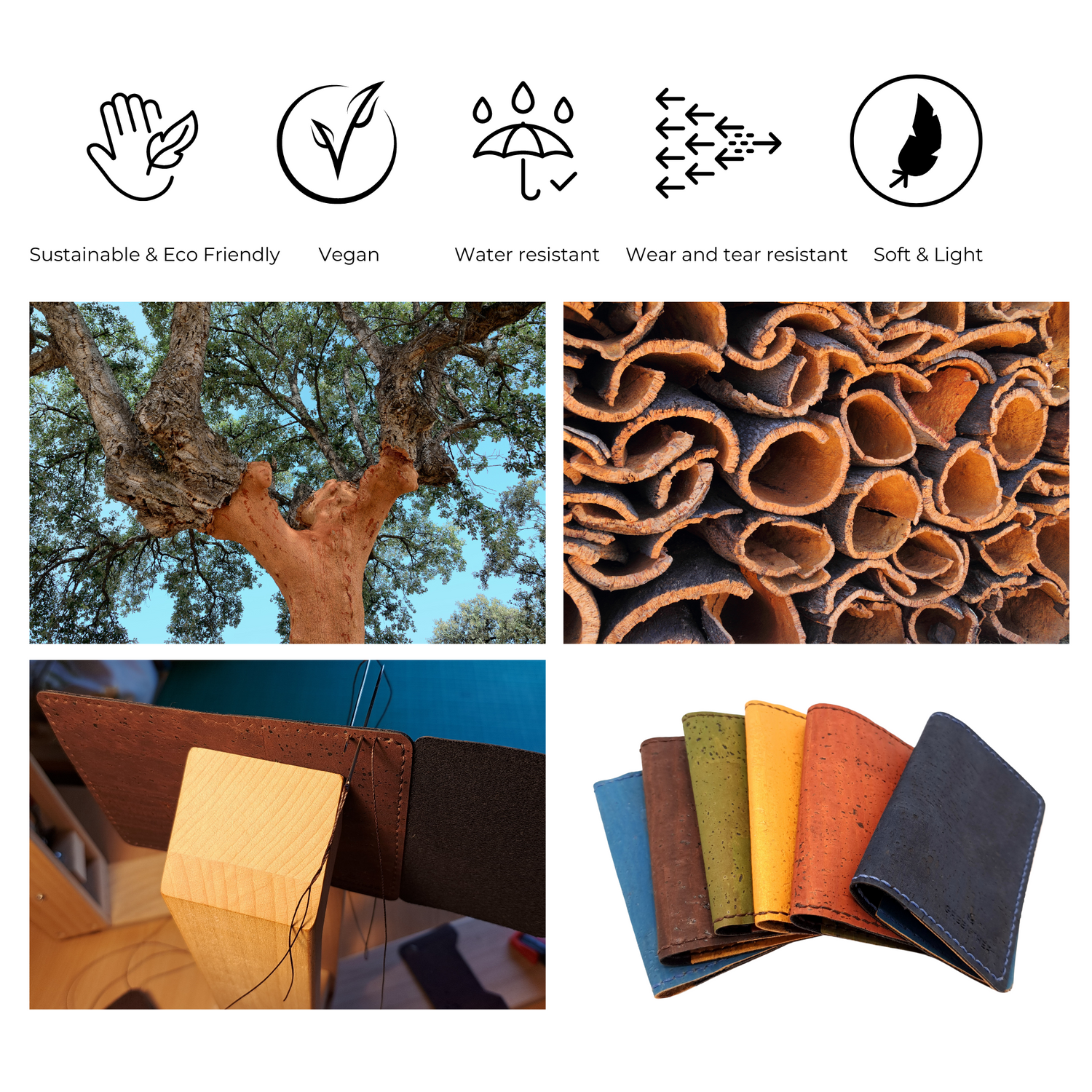 An application scenario or product detail of cork and leather - Image 19