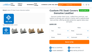 Coverking - Genuine Leather Car Seat Covers