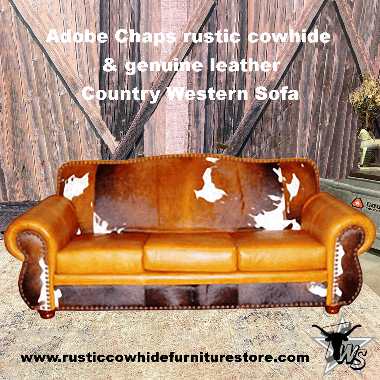 An application scenario or product detail of cowhide leather couch - Image 5