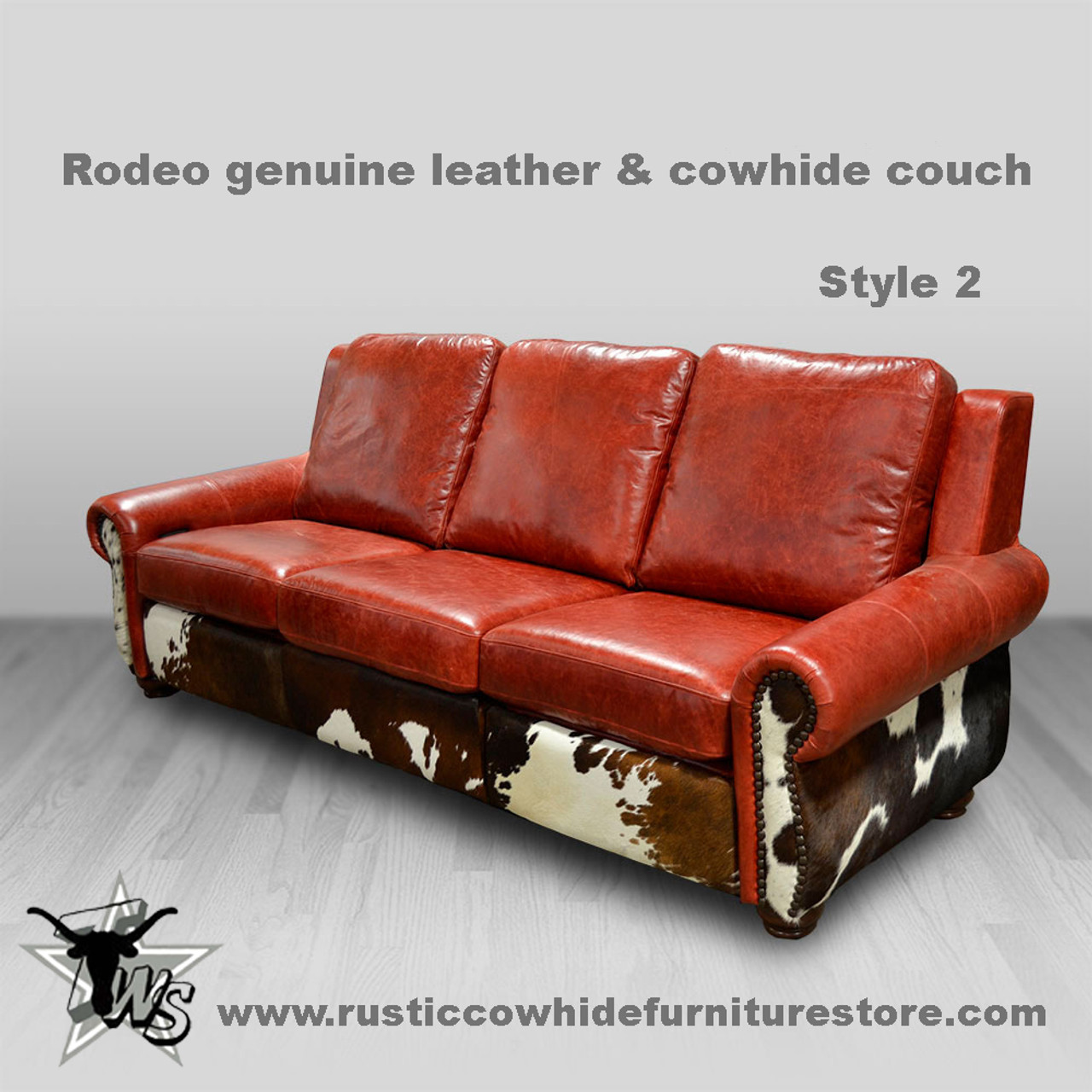 An application scenario or product detail of cowhide leather couch - Image 16