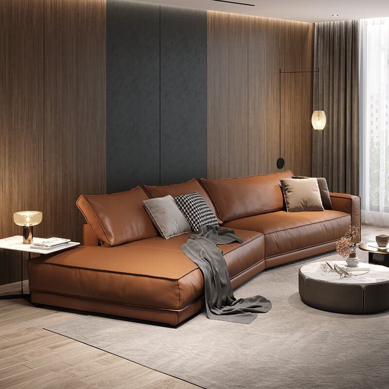 An application scenario or product detail of cowhide leather couch - Image 18