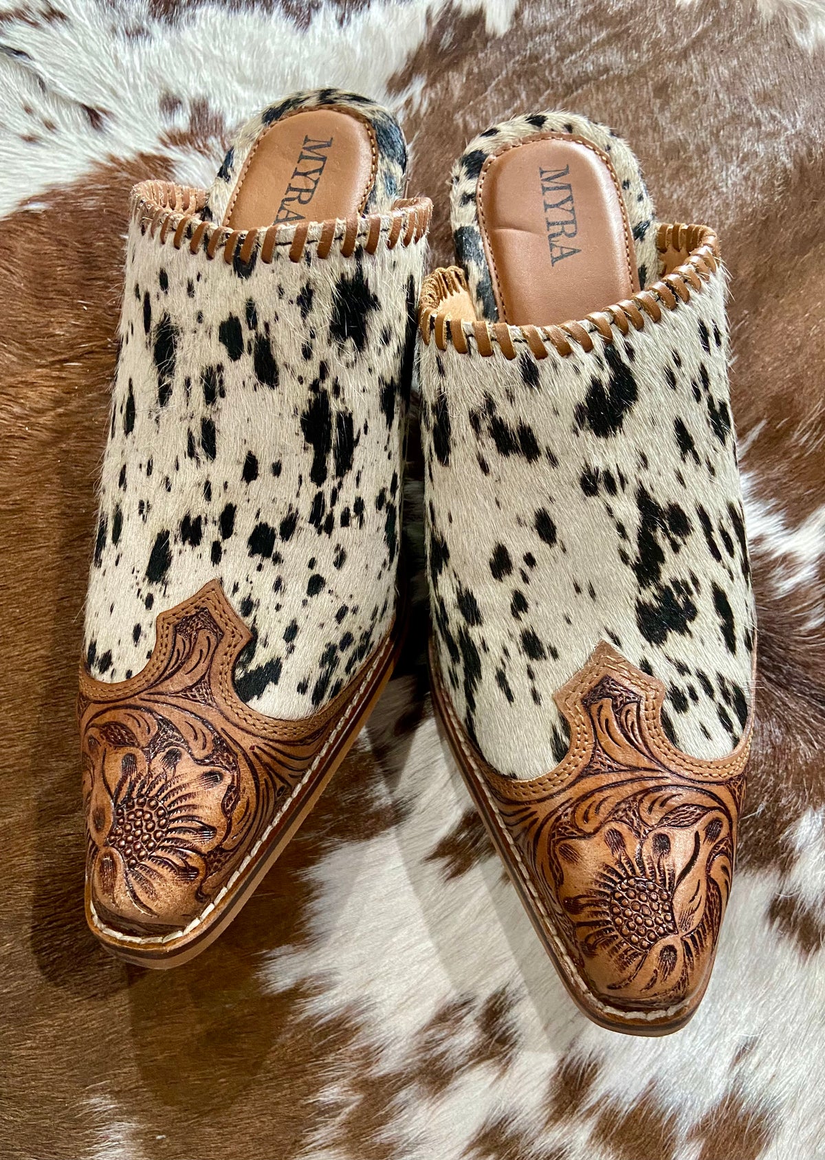 An application scenario or product detail of cowhide shoes women's - Image 12