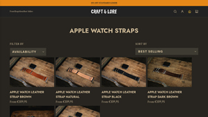 Craft and Lore - Handmade Leather Apple Watch Straps