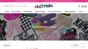 Craftyrific - Faux Leather Rolls