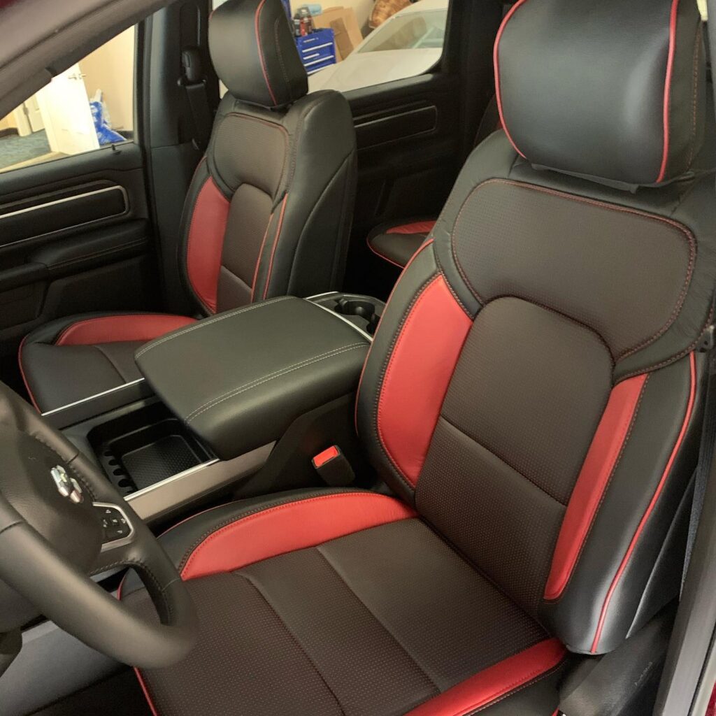 An application scenario or product detail of crush customs leather seats - Image 2