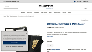 Strong Leather - Strong Leather Double ID Badge Wallet