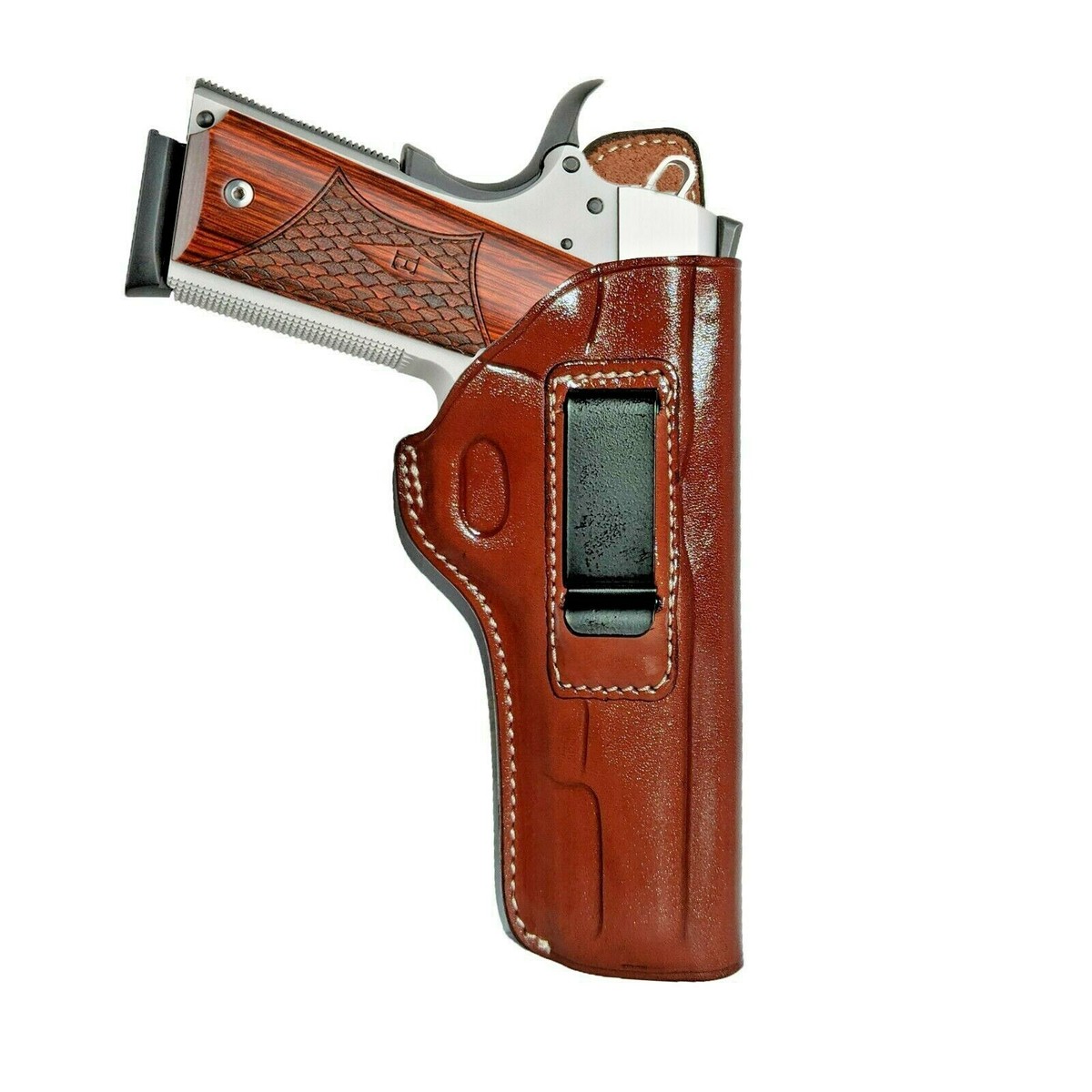 An application scenario or product detail of custom 1911 holsters leather - Image 1