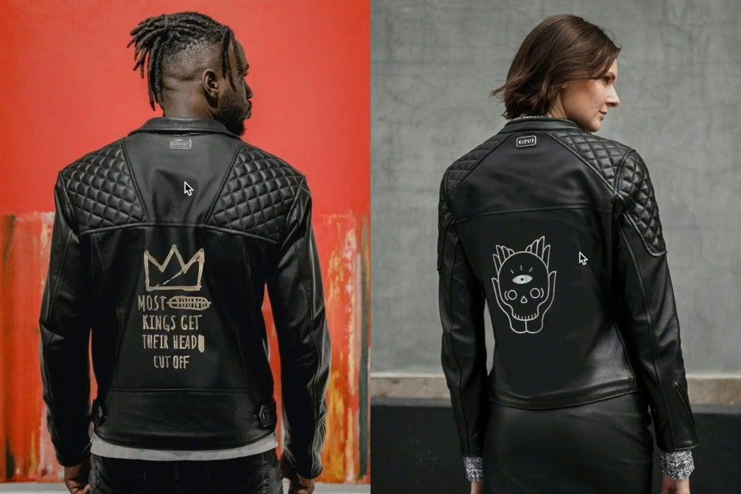 An application scenario or product detail of custom design leather jackets - Image 14