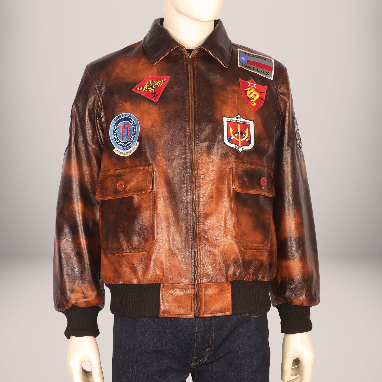 An application scenario or product detail of custom design leather jackets - Image 20