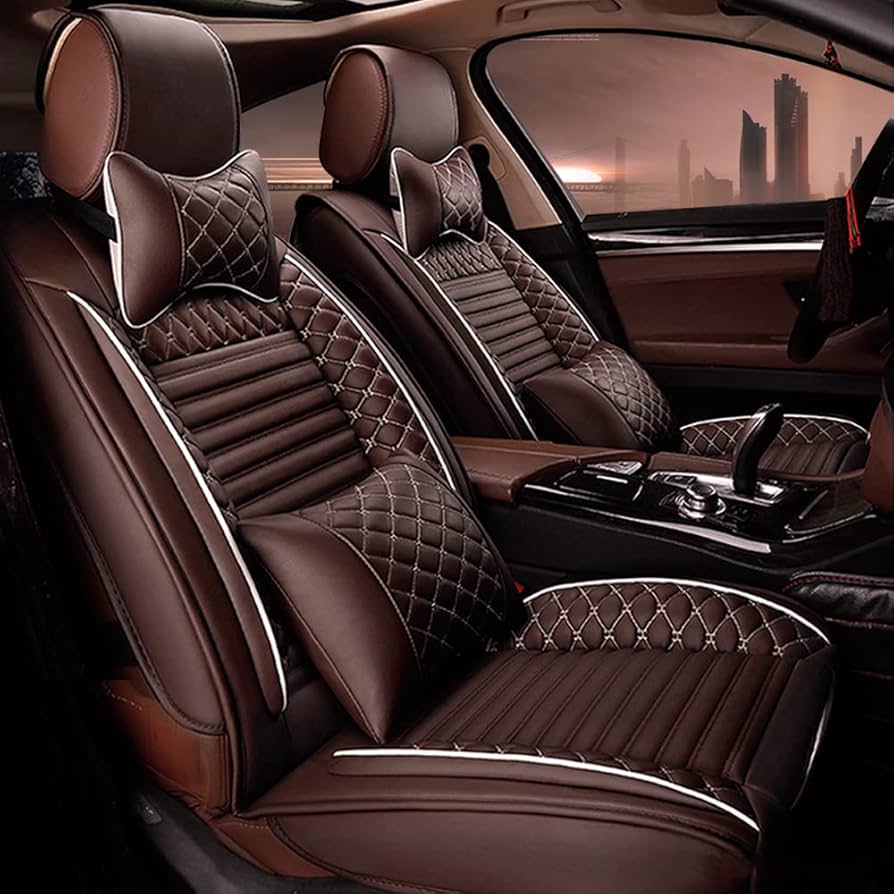 An application scenario or product detail of custom leather auto seat covers - Image 5