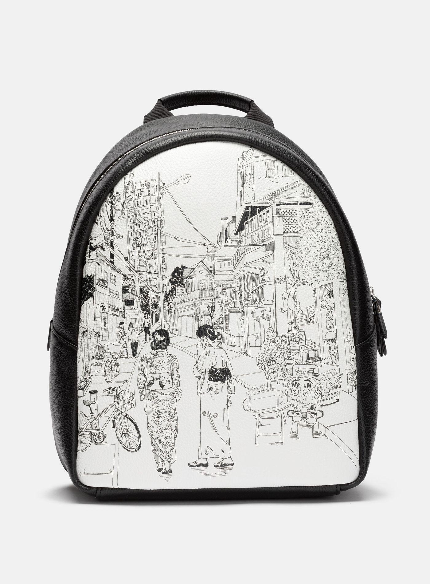 An application scenario or product detail of custom leather backpack - Image 12