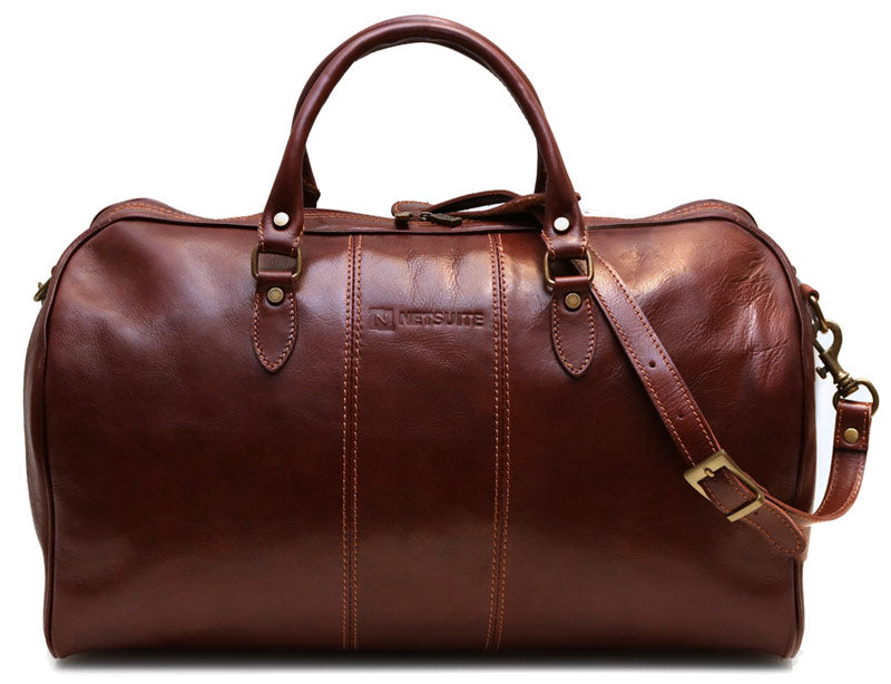 An application scenario or product detail of custom leather bags with logo - Image 6