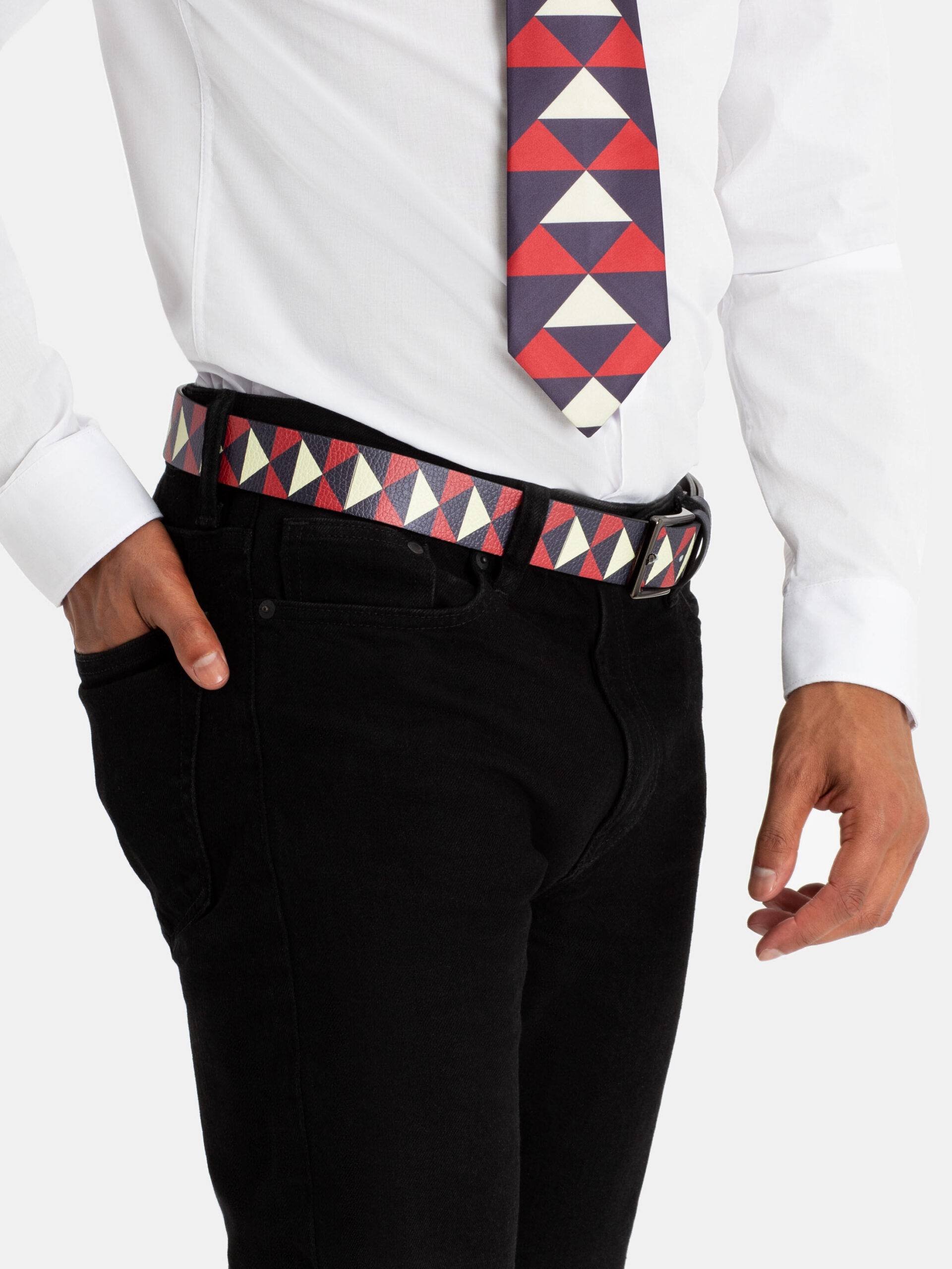 An application scenario or product detail of custom leather belts - Image 5