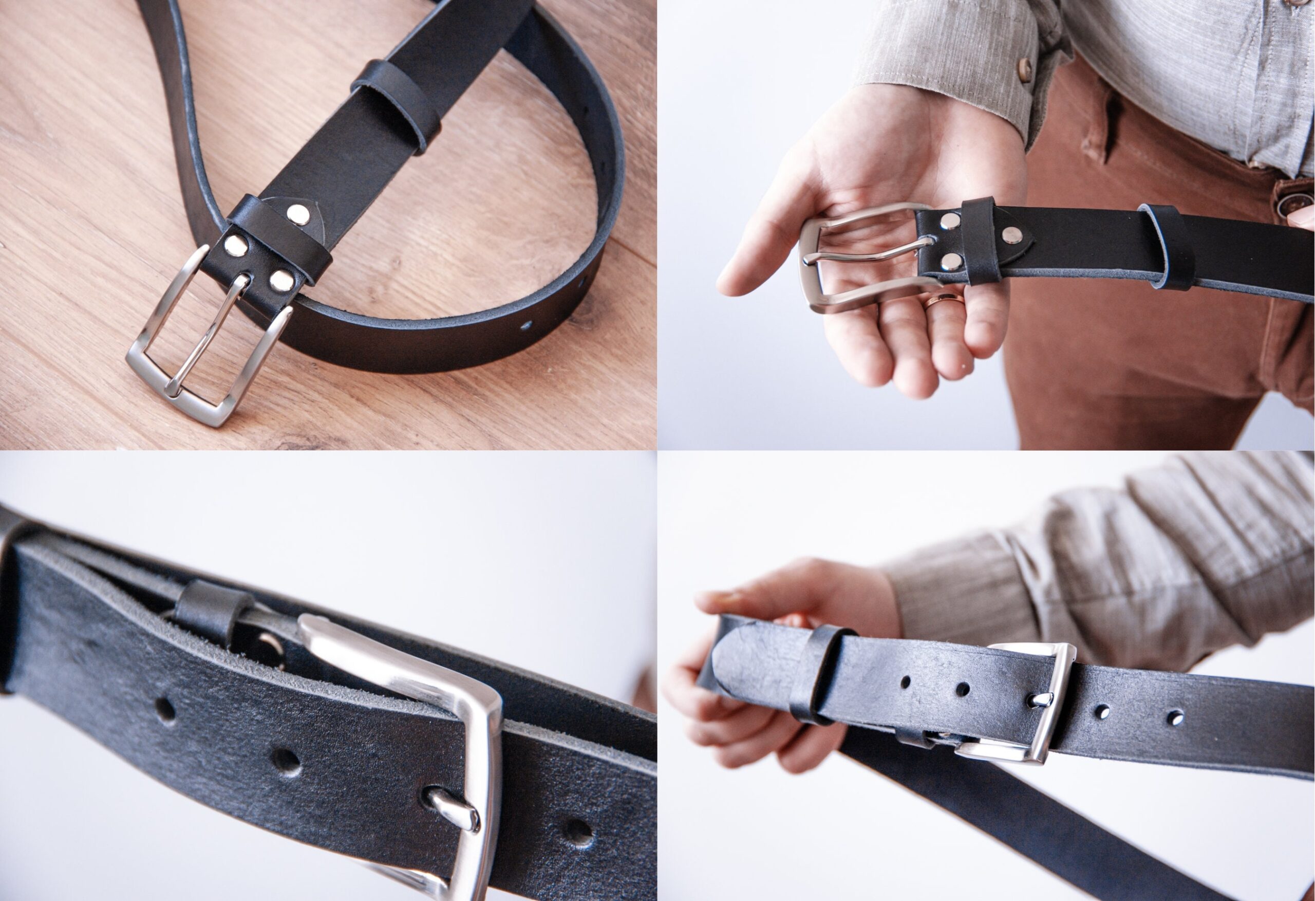 An application scenario or product detail of custom leather belts - Image 11
