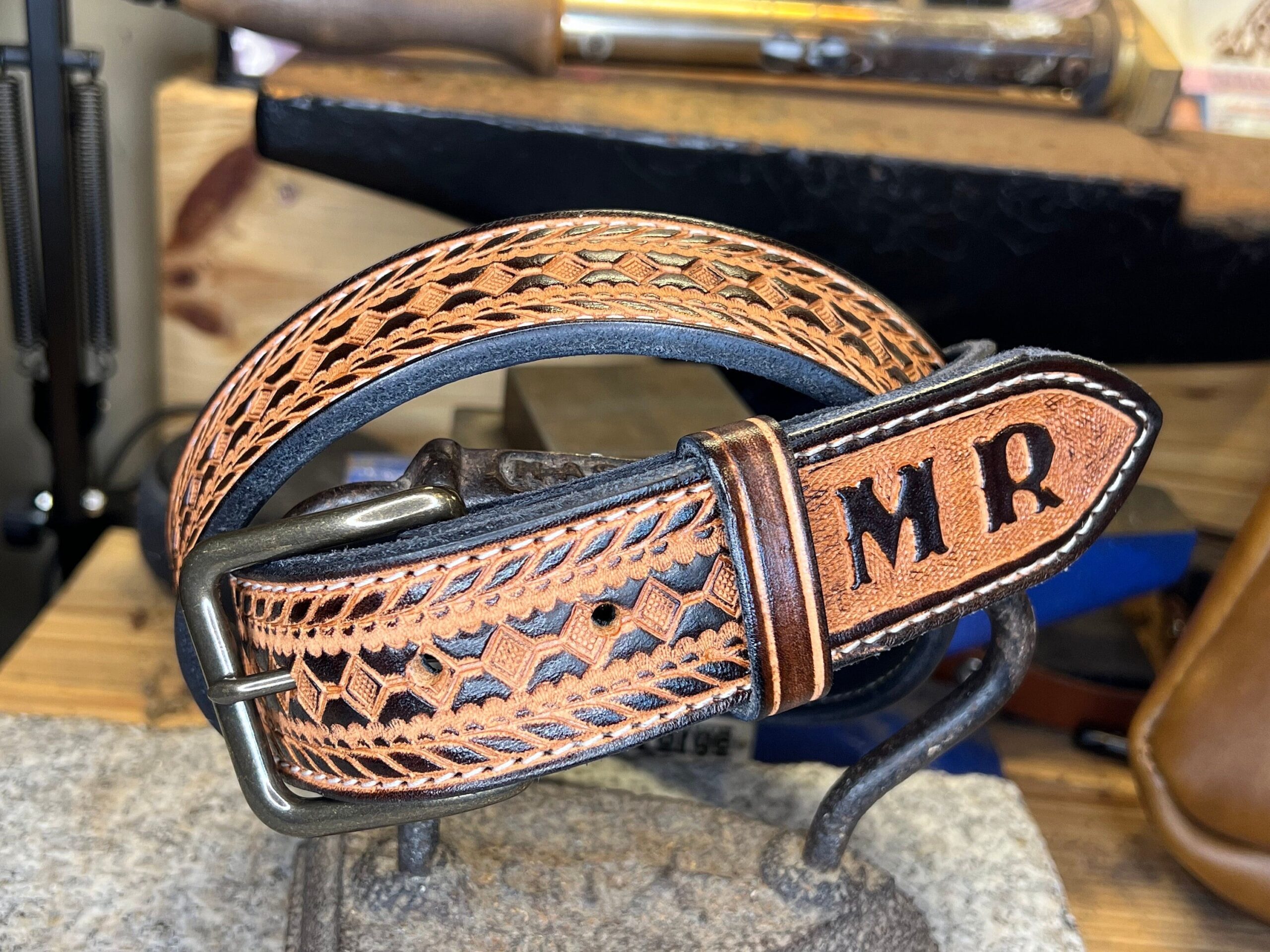An application scenario or product detail of custom leather belts near me - Image 14