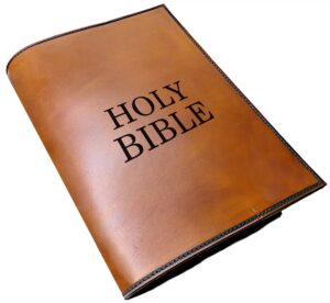Featured image for the custom leather bible covers guide