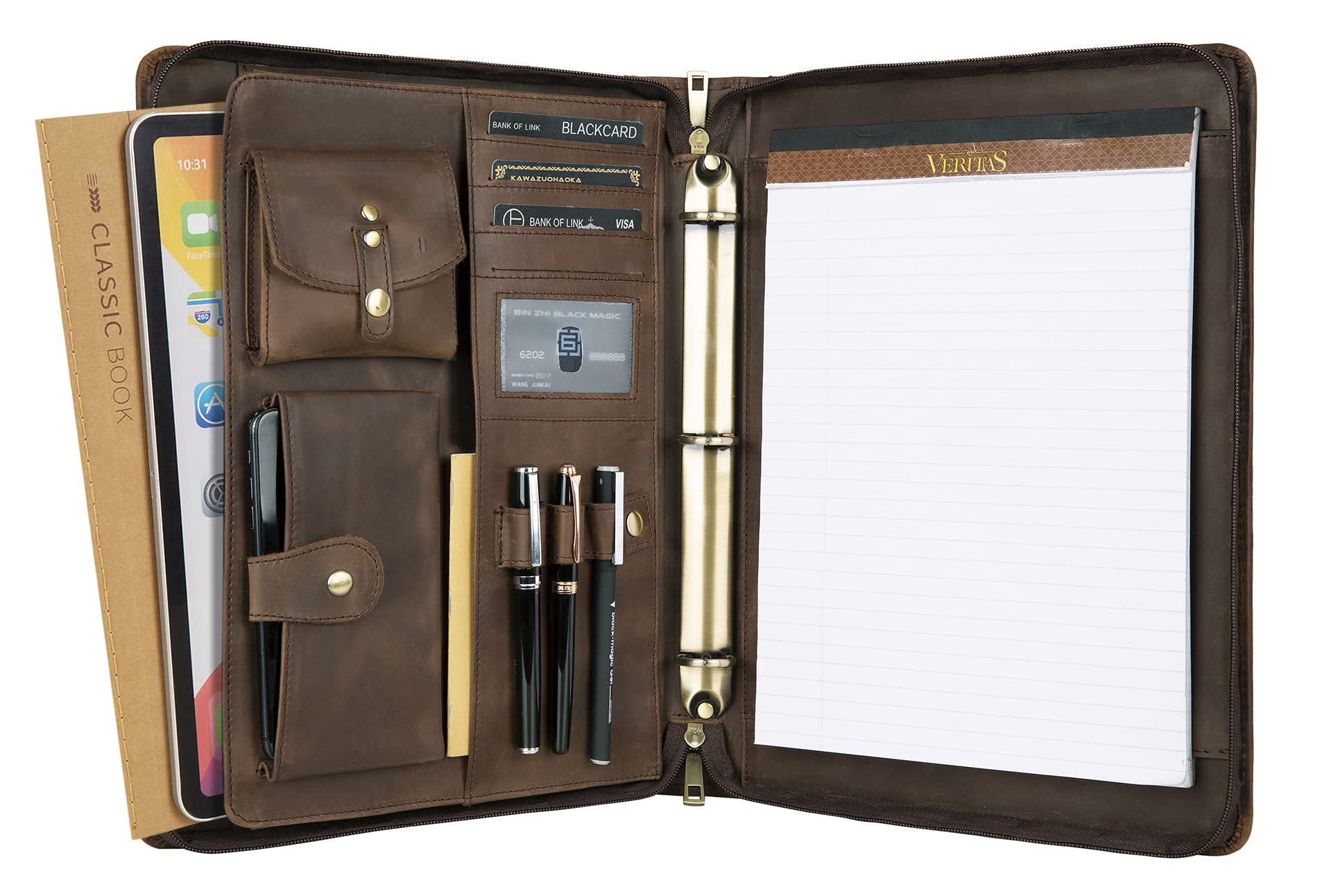 An application scenario or product detail of custom leather binder - Image 6