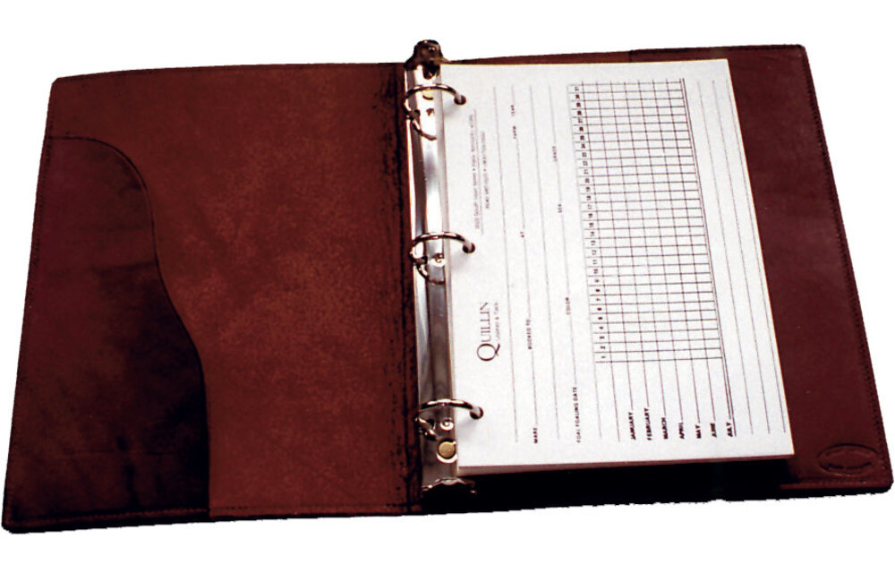 An application scenario or product detail of custom leather binders 3 ring - Image 10