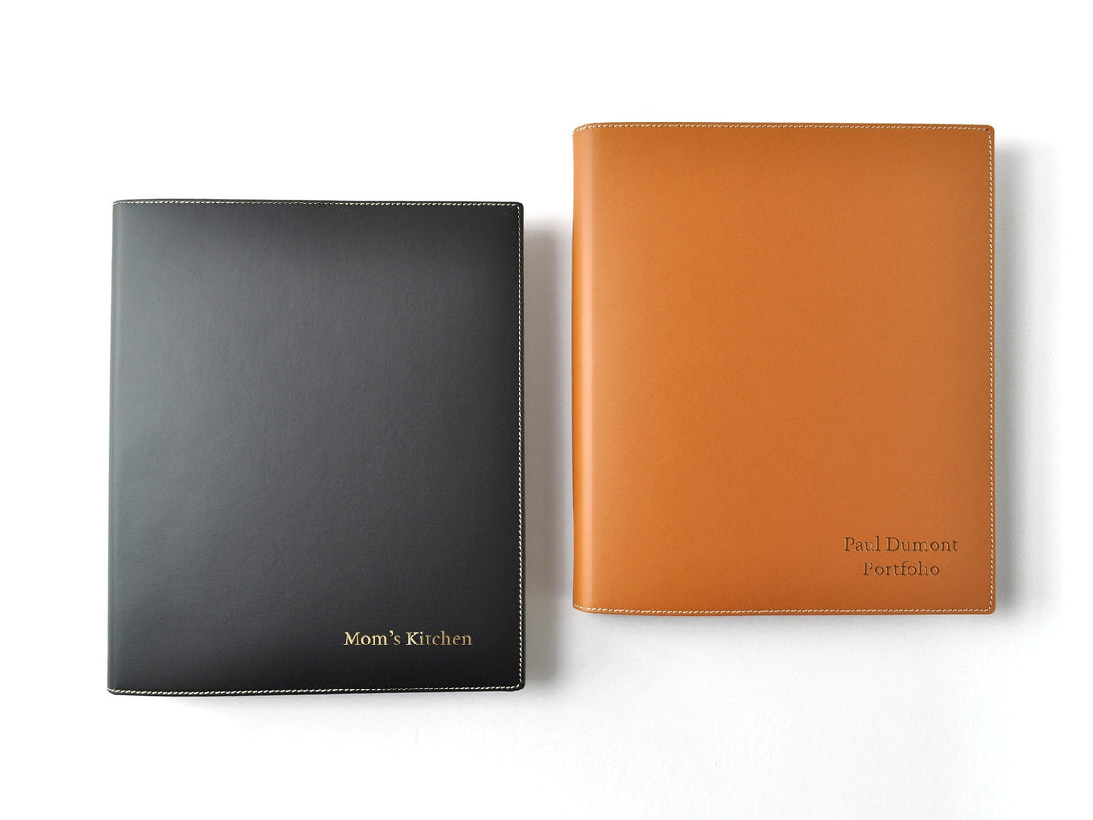 An application scenario or product detail of custom leather binders 3 ring - Image 11