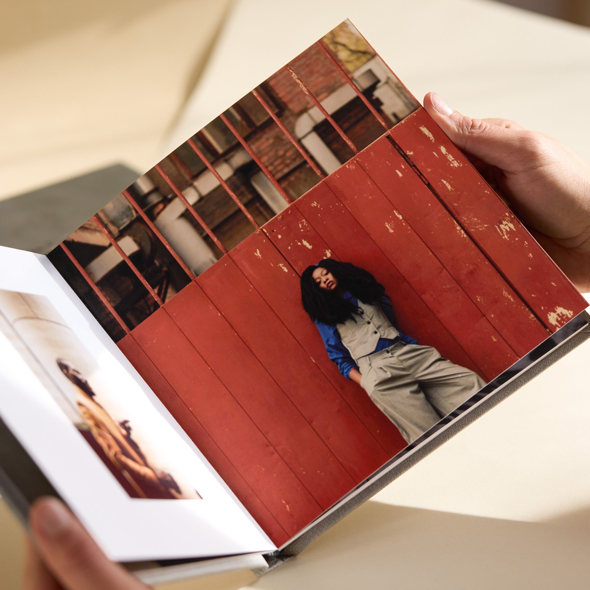 An application scenario or product detail of custom leather book cover - Image 5