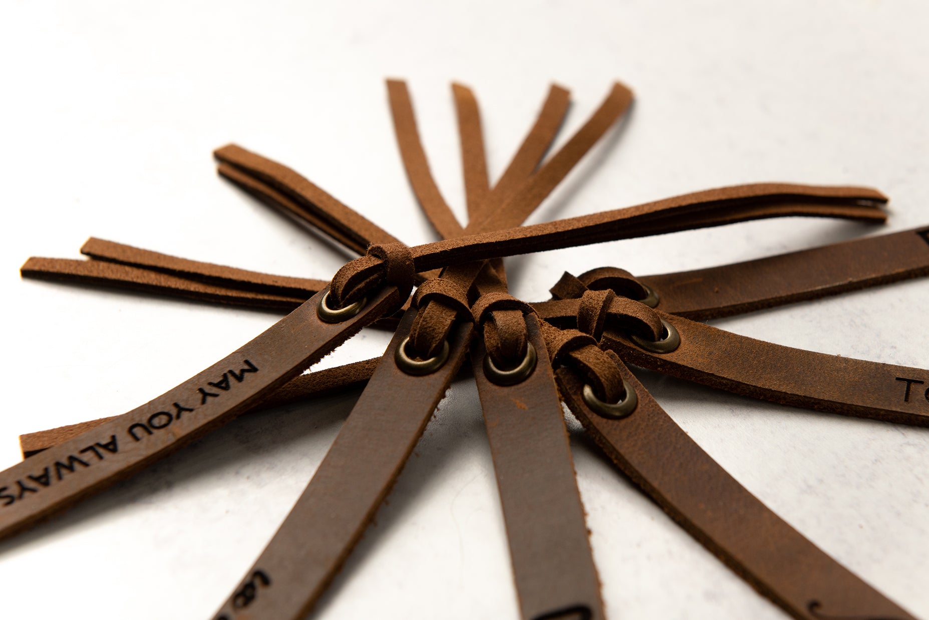 An application scenario or product detail of custom leather bookmarks - Image 14