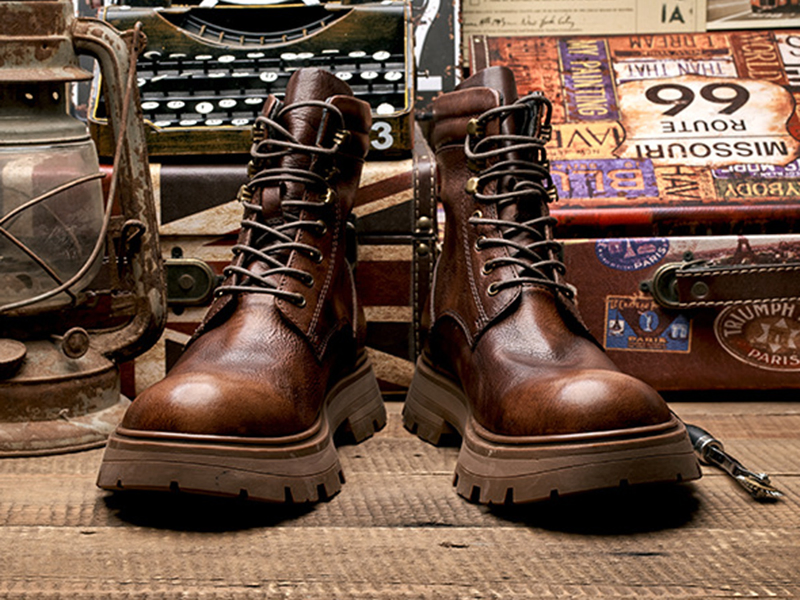 An application scenario or product detail of custom leather boots - Image 8