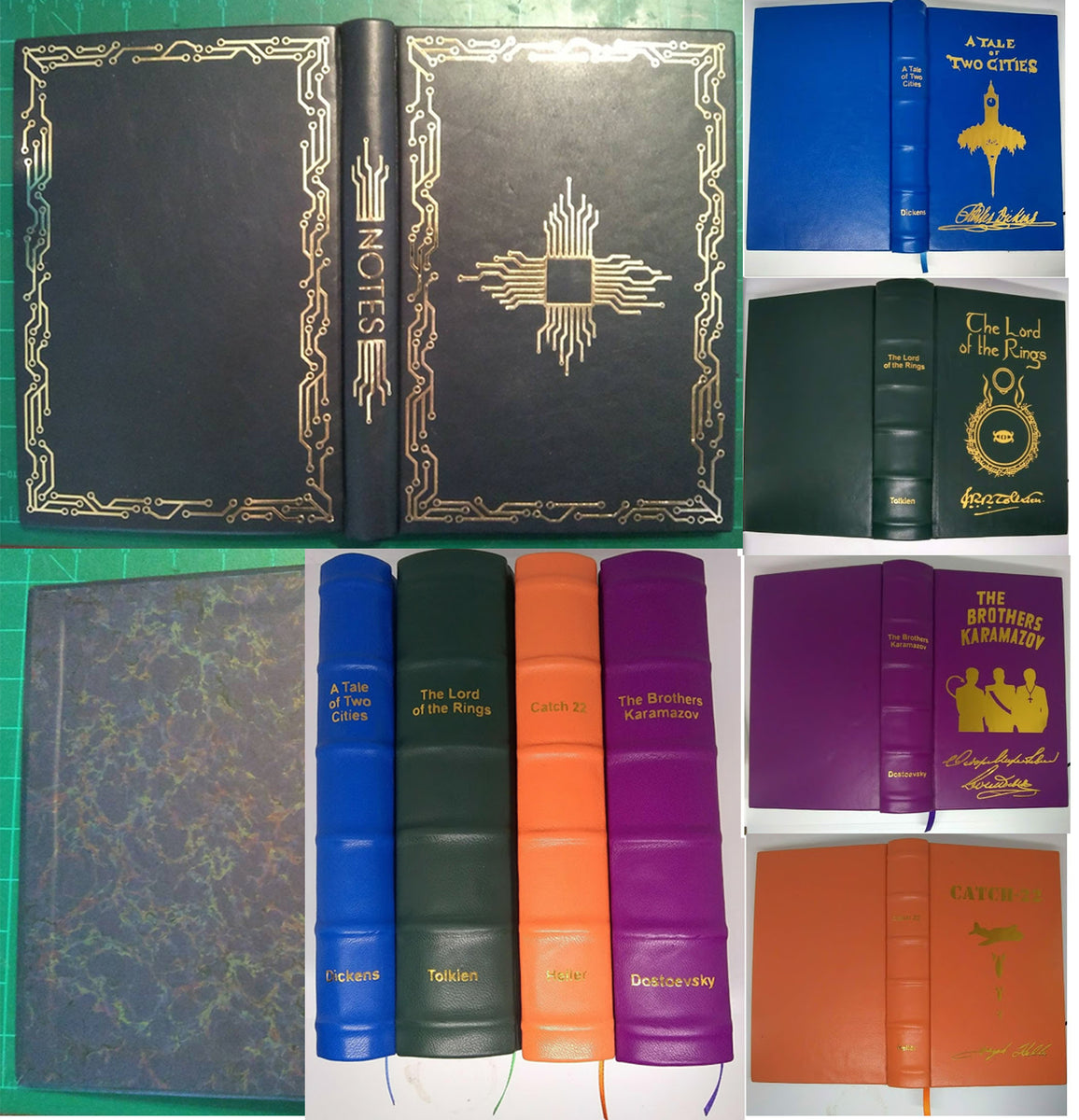An application scenario or product detail of custom leather bound books - Image 15