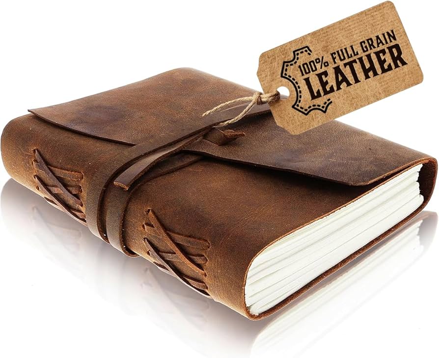 An application scenario or product detail of custom leather bound journal - Image 3