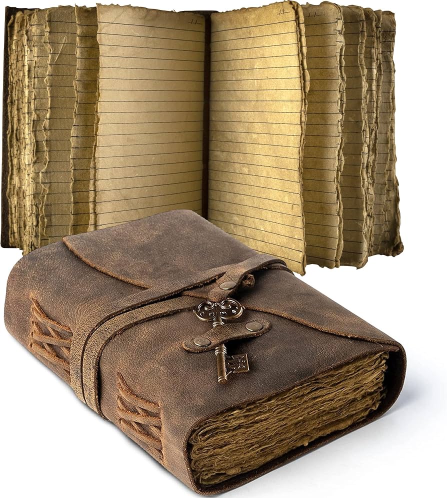 An application scenario or product detail of custom leather bound journal - Image 4