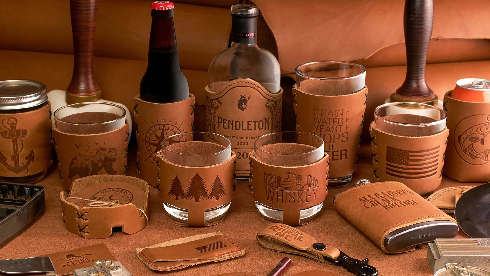 An application scenario or product detail of custom leather brand - Image 13