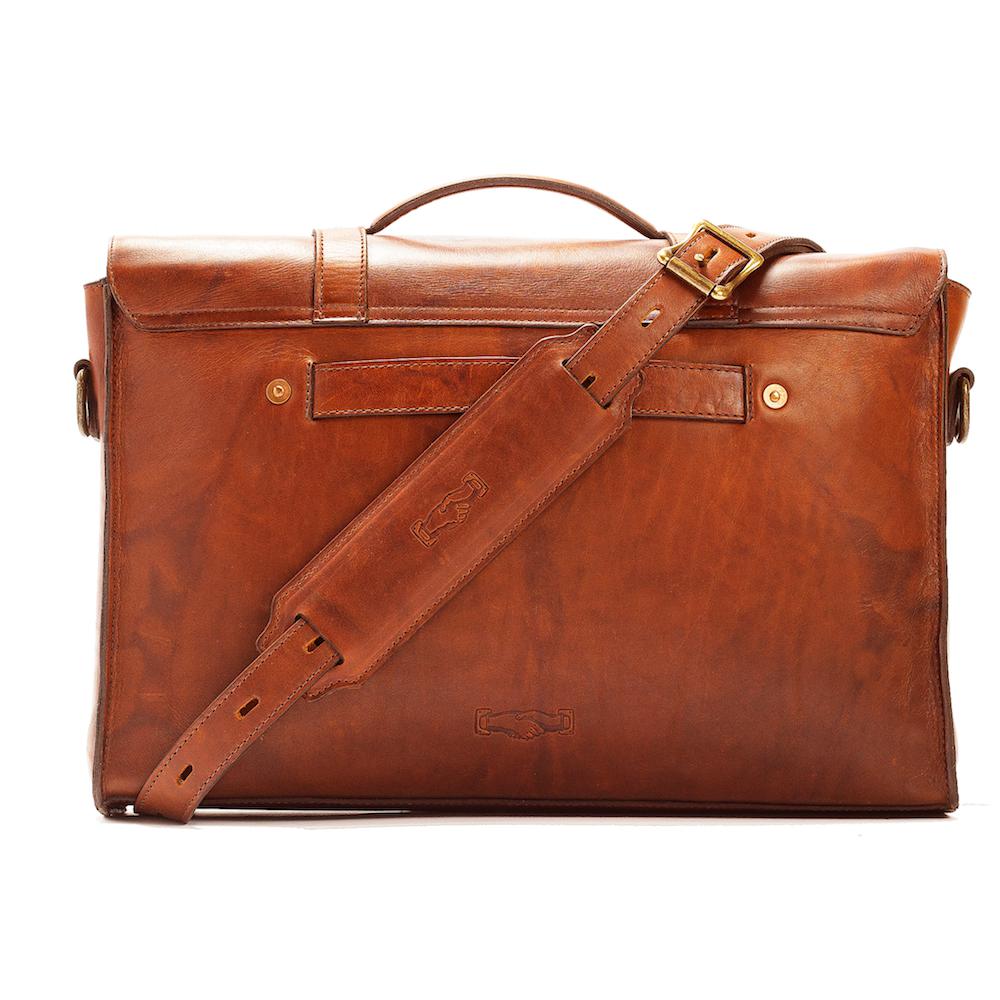 An application scenario or product detail of custom leather briefcase - Image 6