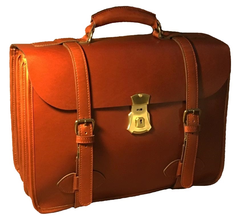 An application scenario or product detail of custom leather briefcase - Image 8