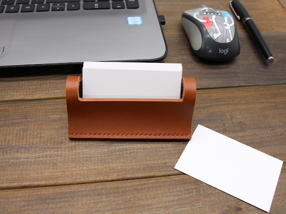 An application scenario or product detail of custom leather business card holder - Image 11