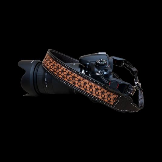 An application scenario or product detail of custom leather camera strap - Image 12