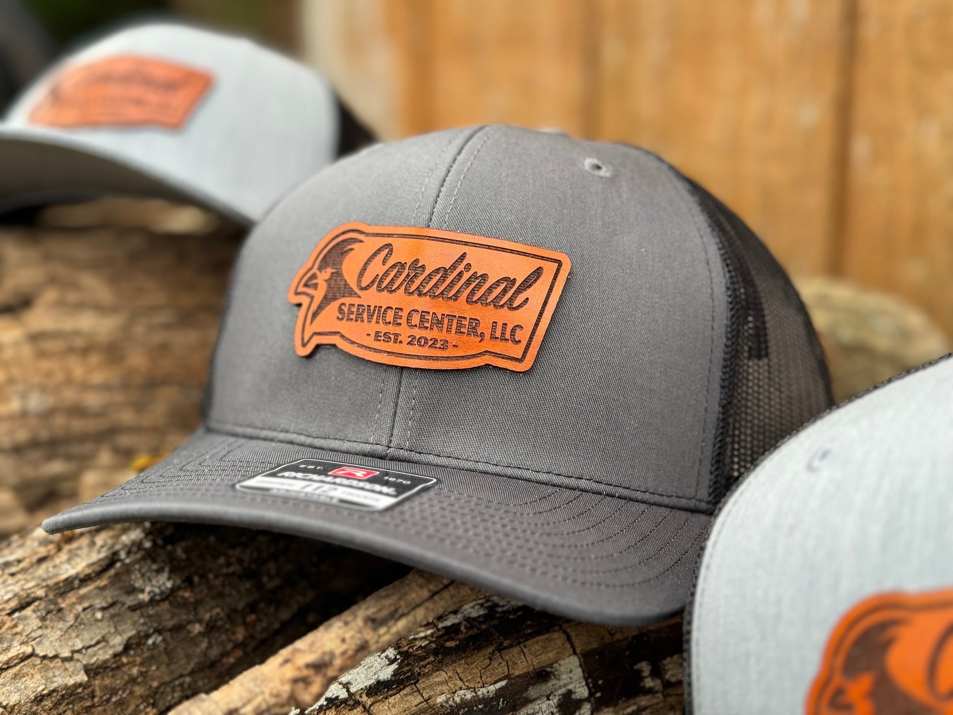 An application scenario or product detail of custom leather caps - Image 10