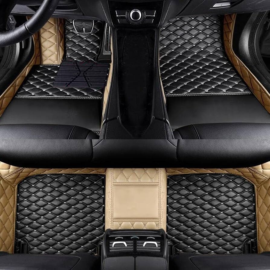 An application scenario or product detail of custom leather car mats - Image 4