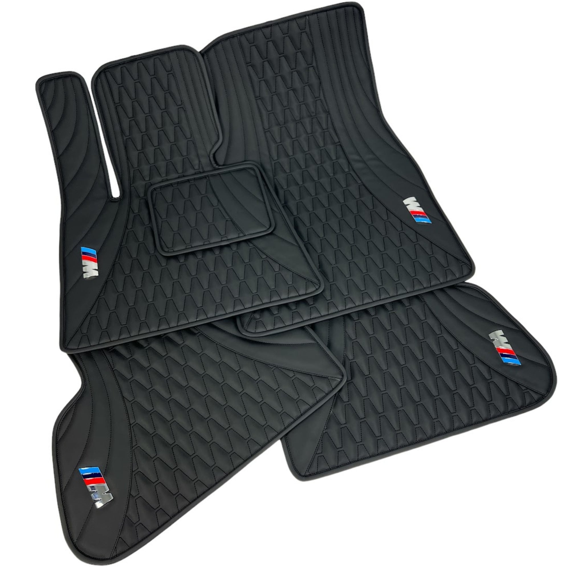 An application scenario or product detail of custom leather car mats - Image 5