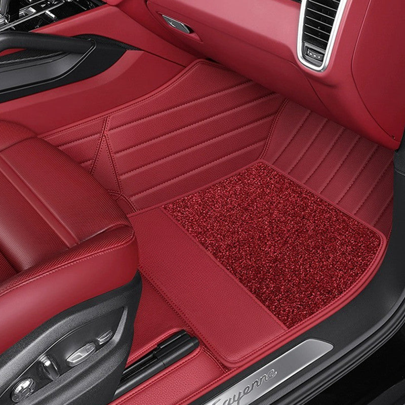 An application scenario or product detail of custom leather car mats - Image 18