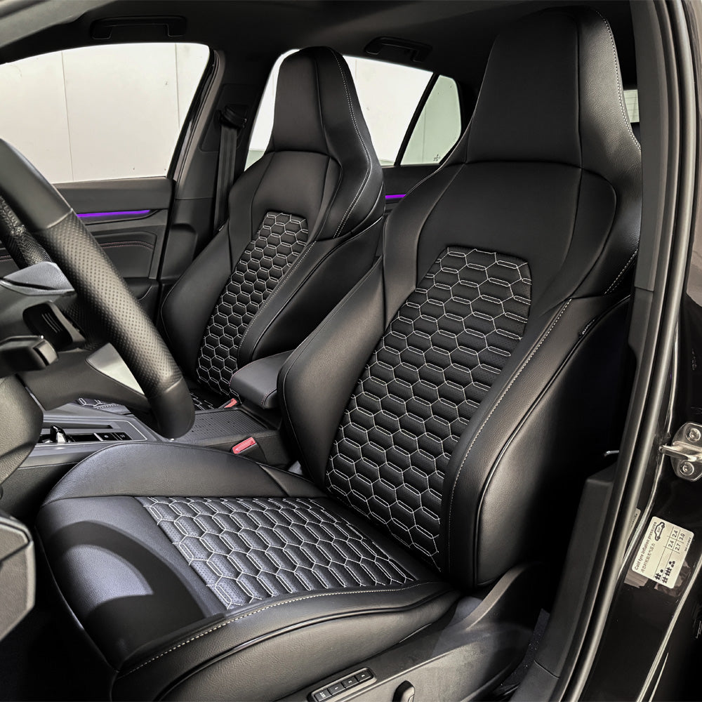 An application scenario or product detail of custom leather car upholstery - Image 15