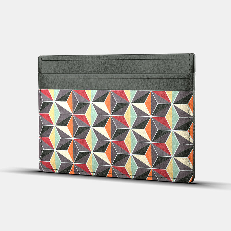 An application scenario or product detail of custom leather card holder - Image 1