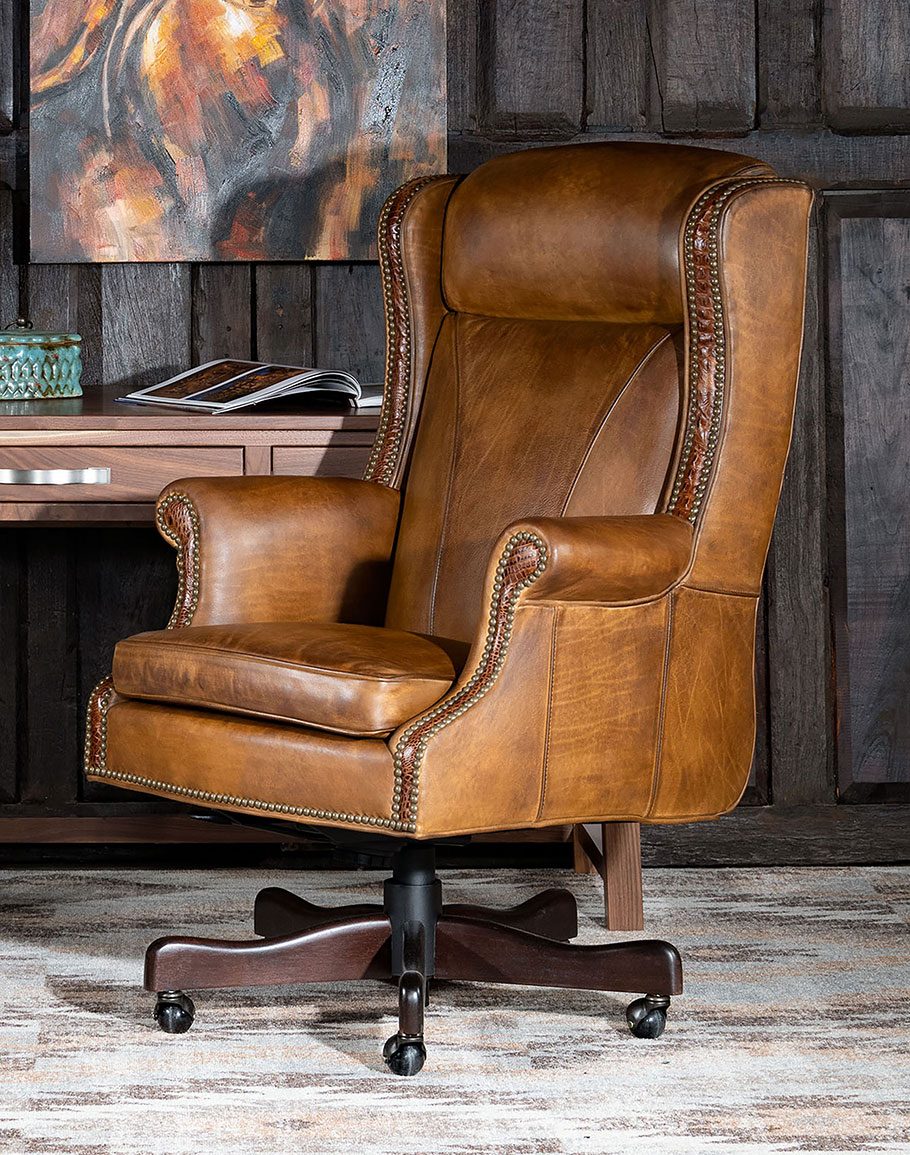 An application scenario or product detail of custom leather chairs - Image 2
