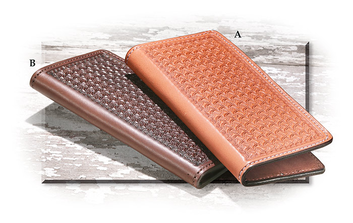An application scenario or product detail of custom leather checkbook covers - Image 14