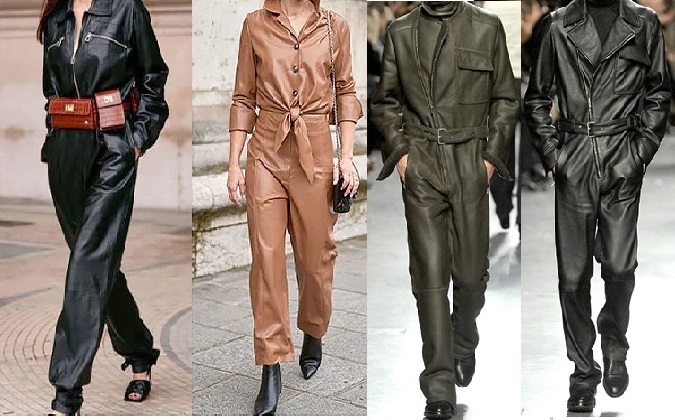 An application scenario or product detail of custom leather clothing - Image 6