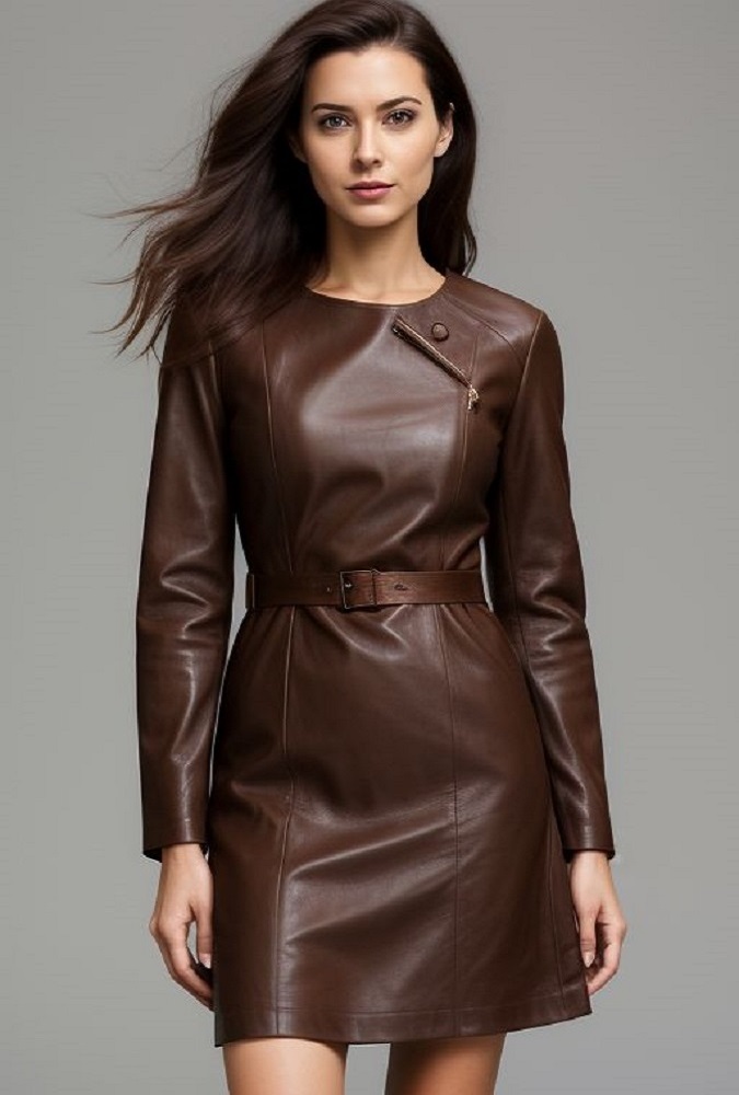 An application scenario or product detail of custom leather clothing - Image 16