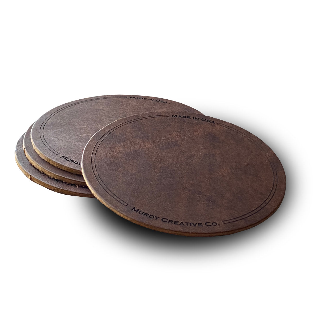 An application scenario or product detail of custom leather coasters - Image 7